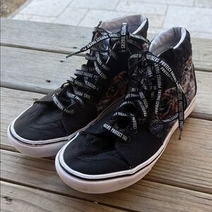 Vans Men 8.5 Women 10 Ski8 Hi High Top Sneakers Protect Tigers Collaboration